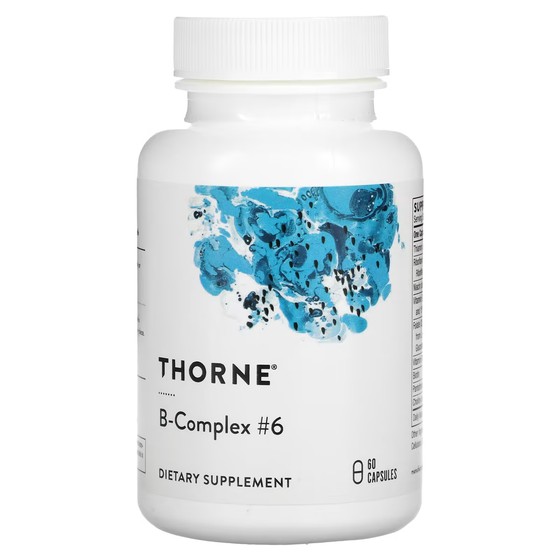 Комплекс витаминов группы B Thorne, 60 капсул комплекс витаминов группы b6 thorne research 60 капсул