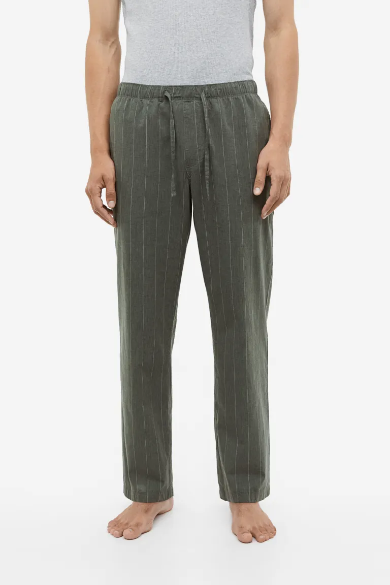 

Пижамные брюки свободного кроя H&M, зеленый