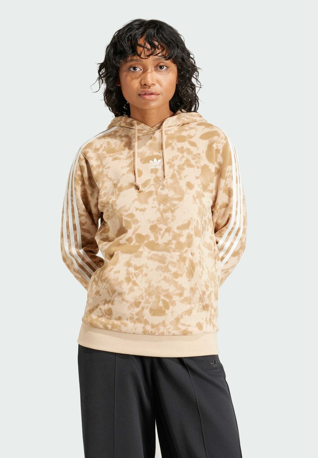 Толстовка AOP adidas Originals, цвет magic beige cardboard