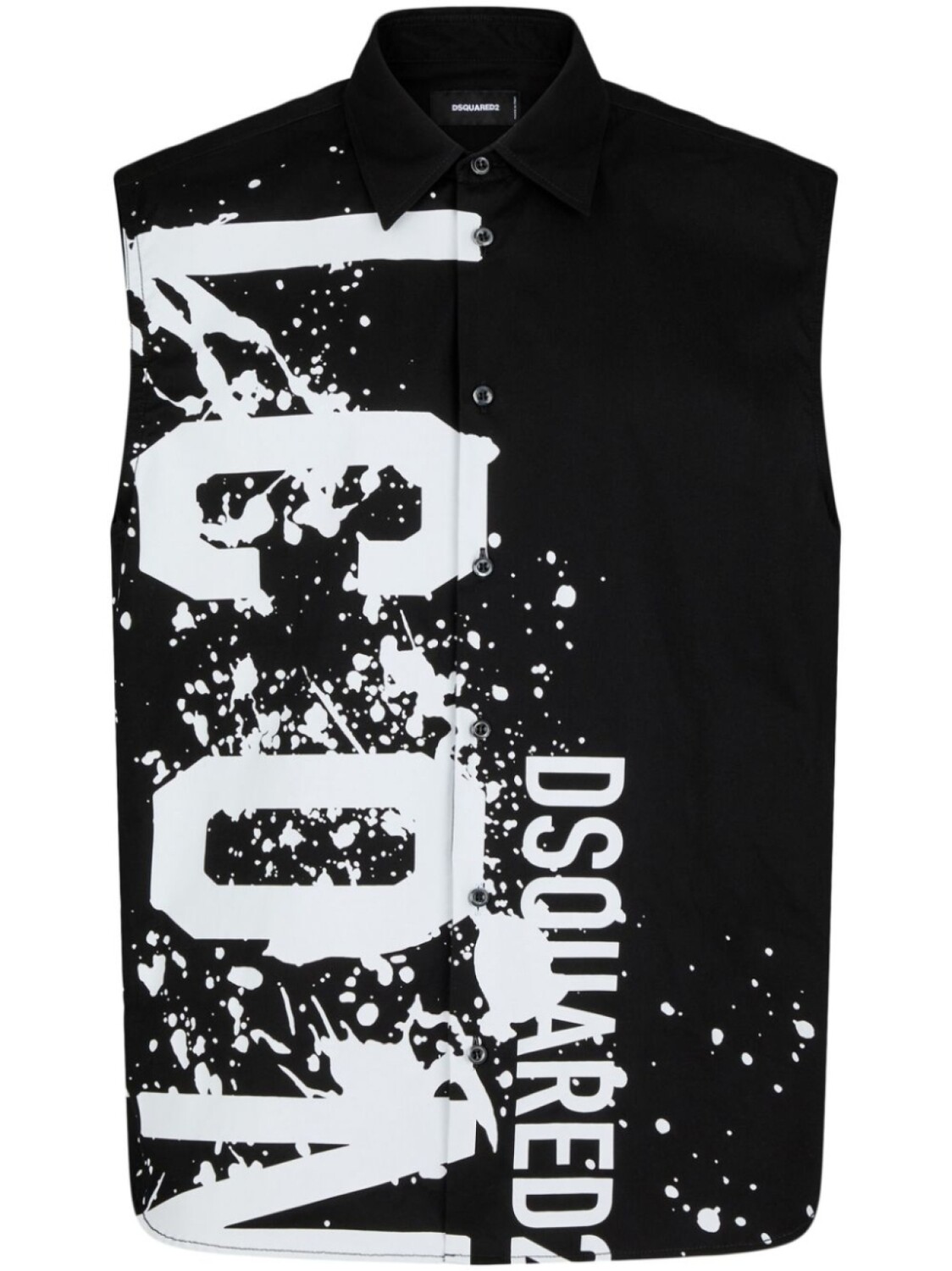 

Dsquared2 рубашка с логотипом, черный