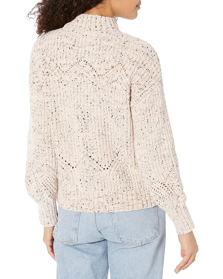 

Свитер Calvin Klein Mock Neck Cable with Neps, цвет Blush/Black