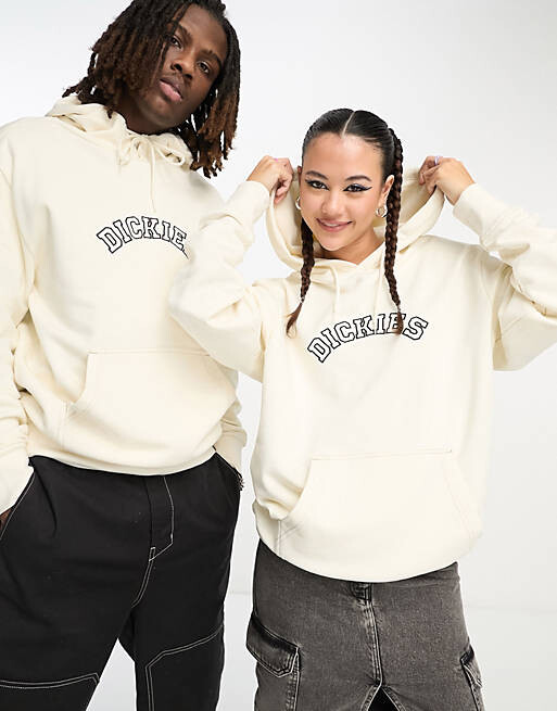 

Белоснежная худи с вышитым логотипом Dickies West Vale