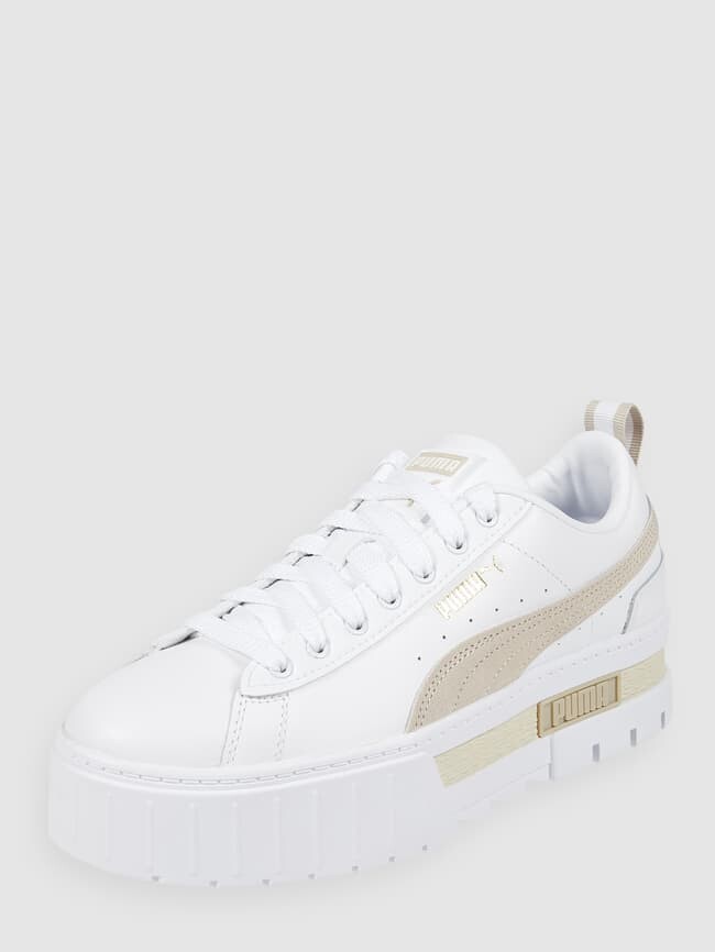 

Кроссовки с контрастной отделкой модели Mayze Puma, белый