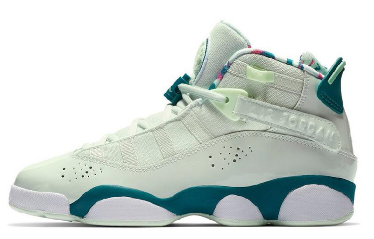 

Air Jordan 6 колец Green Abyss (GS) Синий/Зеленый