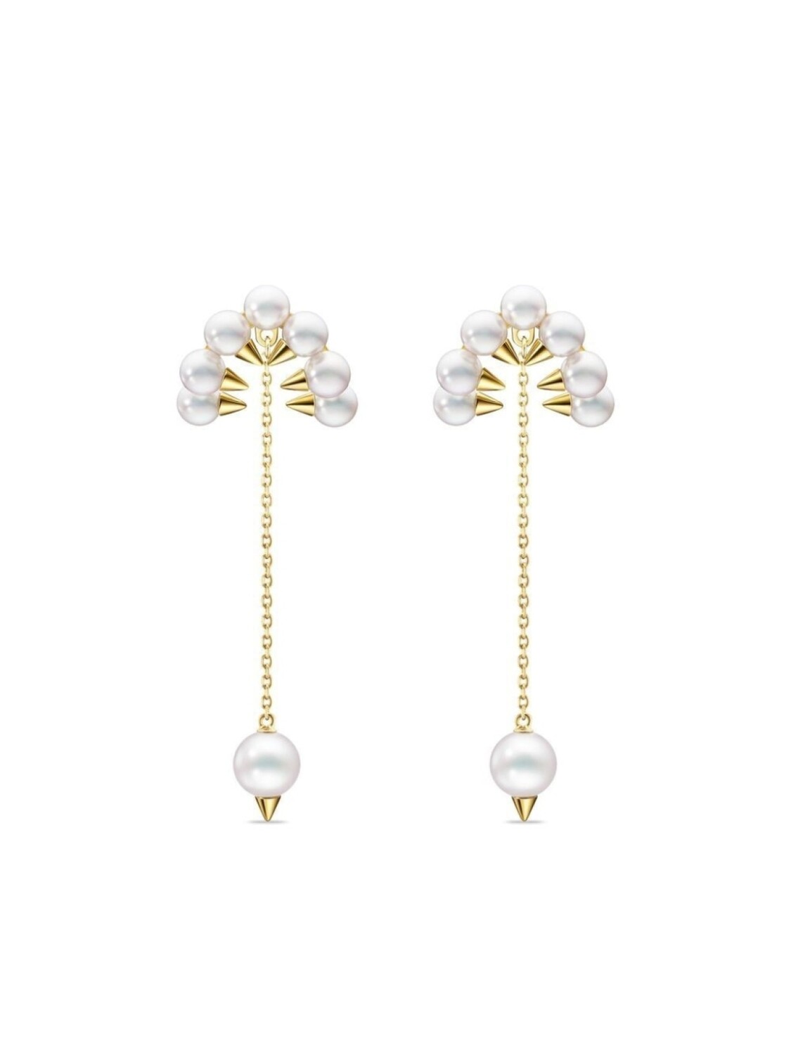 

Серьги Collection Line Danger из желтого золота с жемчугом TASAKI, золотой