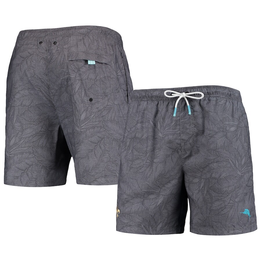 

Пляжные шорты Tommy Bahama New Orleans Saints, черный