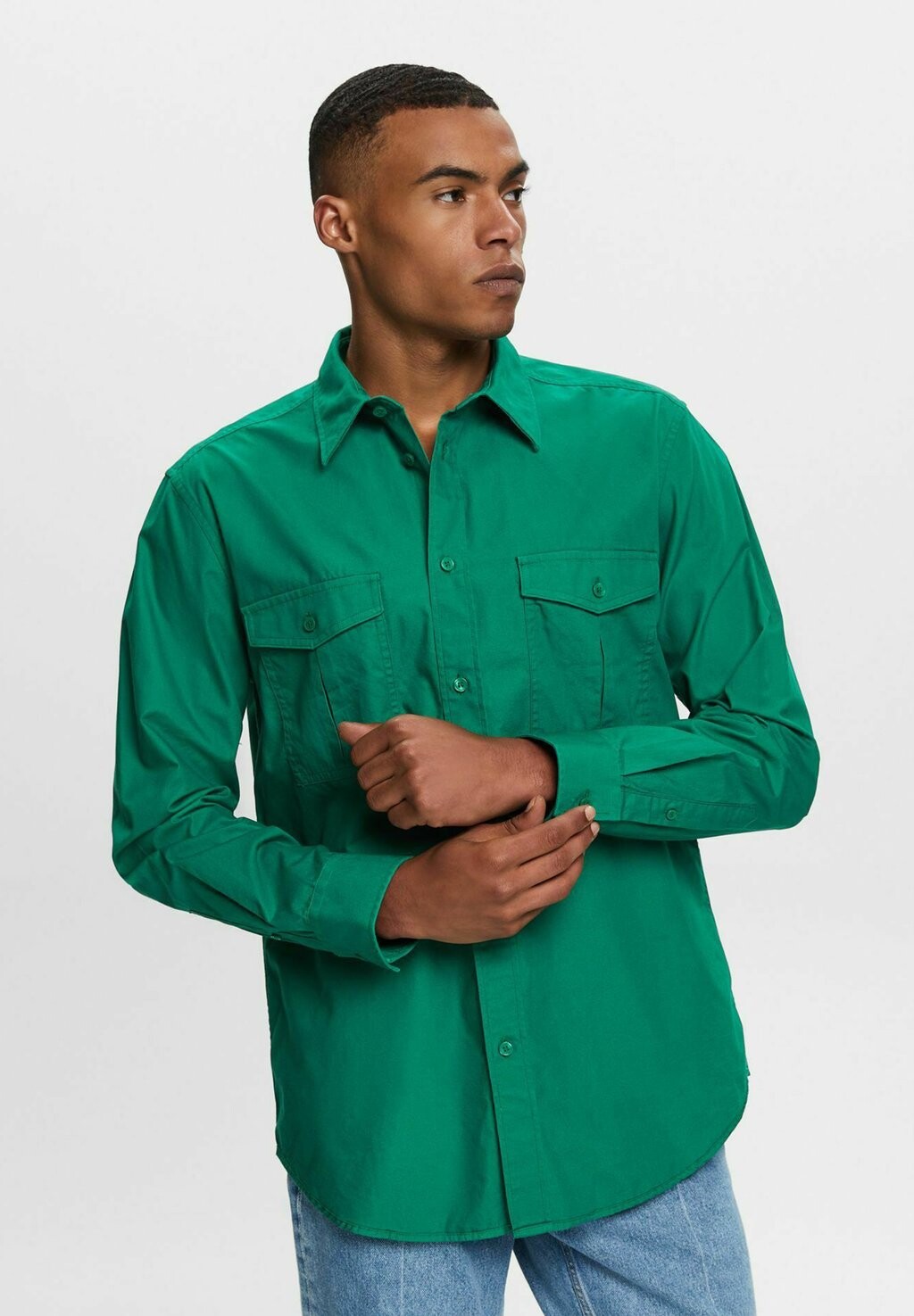 

Рубашка Esprit, цвет dark green