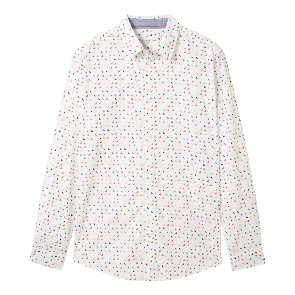 

Рубашка Tom Tailor Fitted Printed, белый