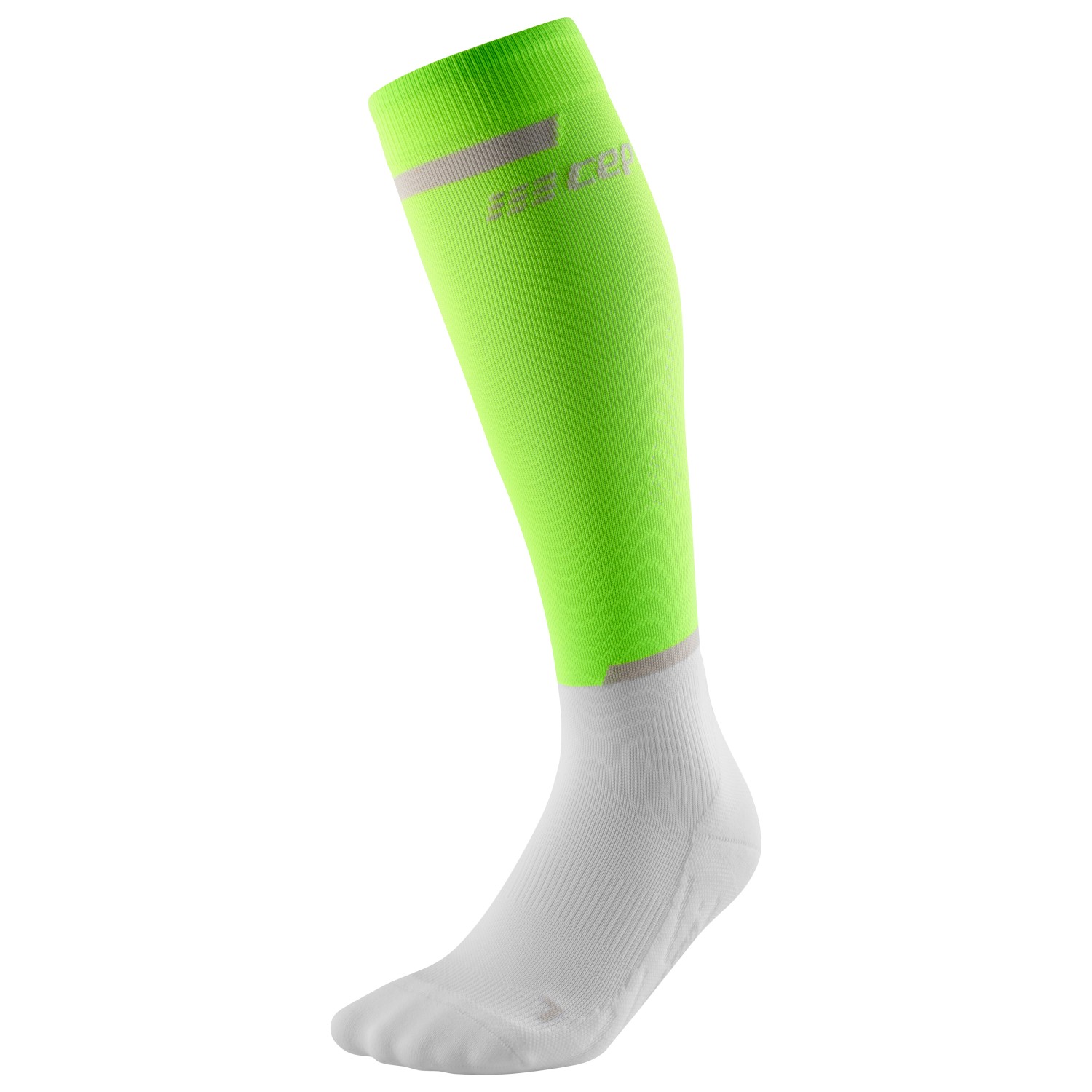 Носки для бега Cep The Run Socks Tall V4, цвет Green/White