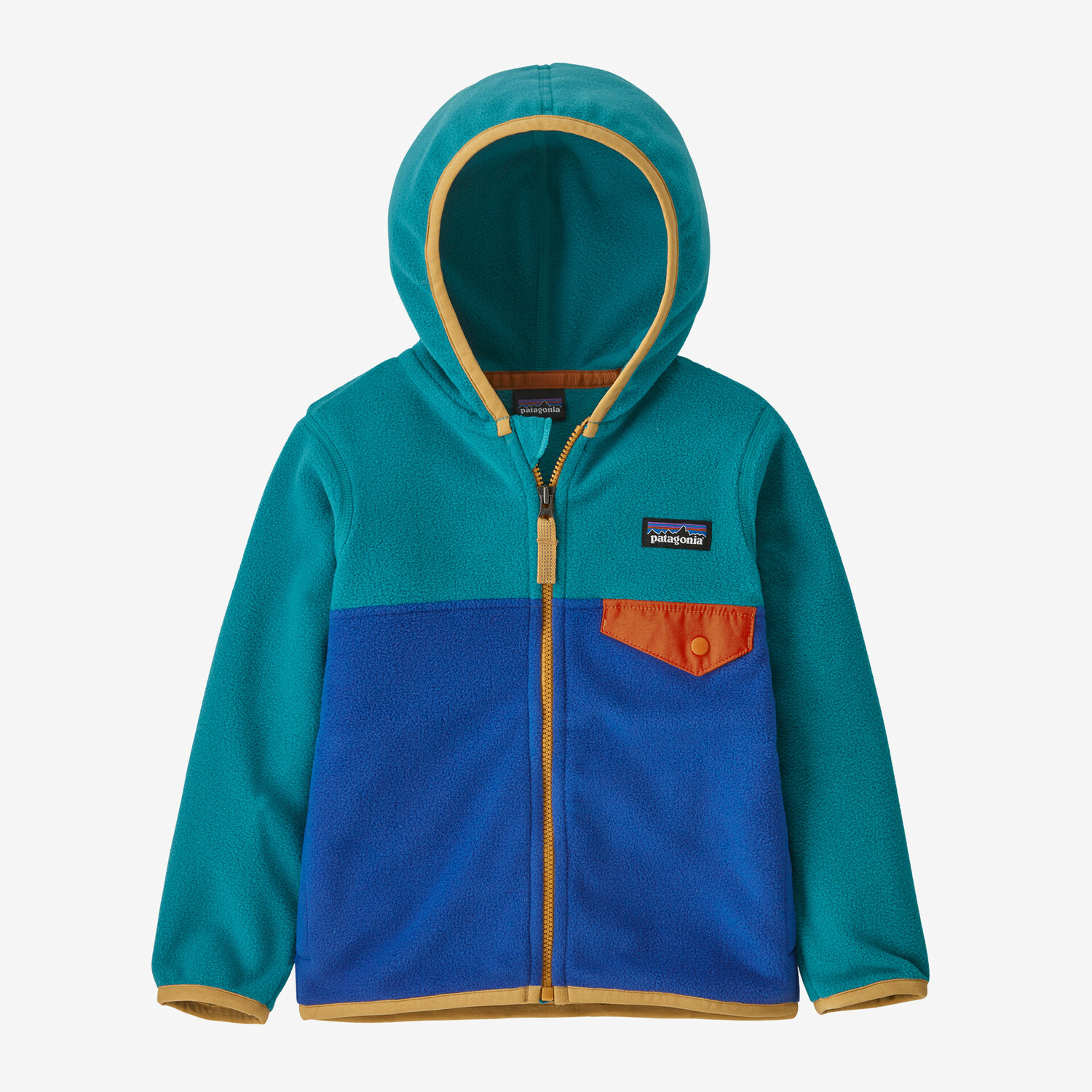 

Флисовая куртка Baby Micro D Snap-T Patagonia, цвет Passage Blue