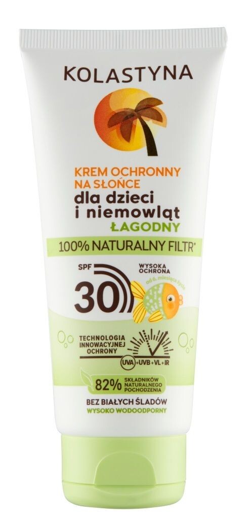 

Kolastyna Sun Kids SPF30 защитный крем с фильтром для детей, 100 ml