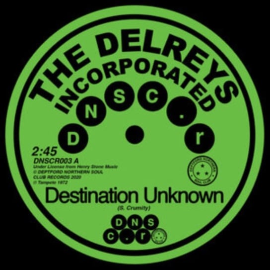 Виниловая пластинка The Delreys Incorporated - Destination Unknown/Fell in Love mod anthems original northern soul