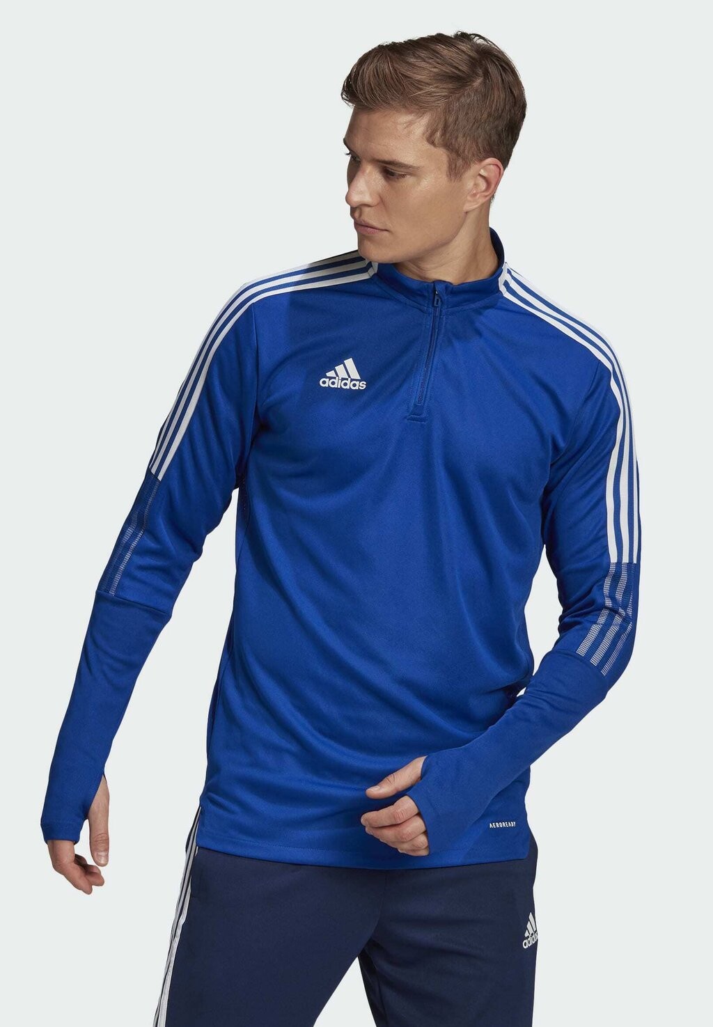 

Футболка с длинным рукавом Tiro 21 Training Top Adidas, синий