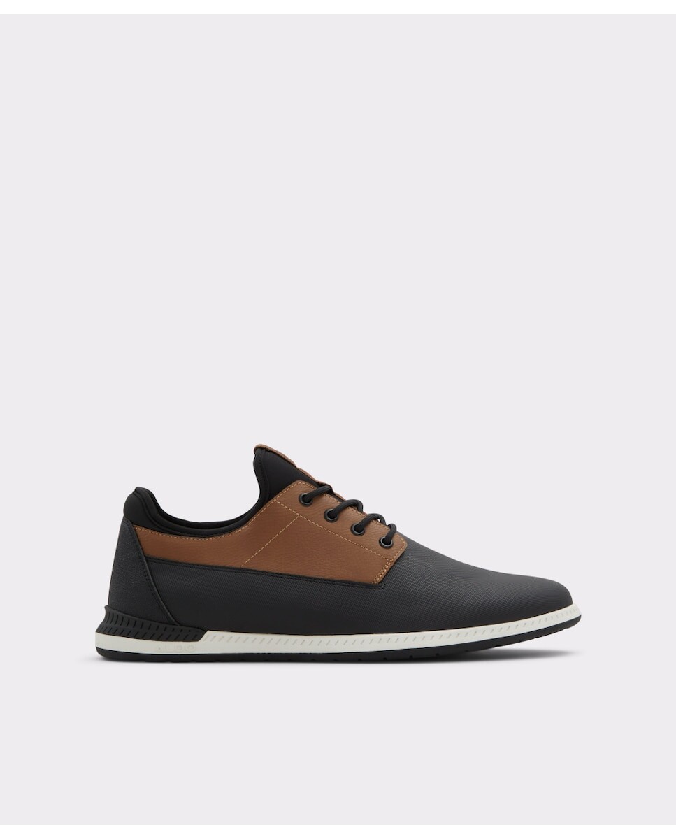

Двухцветные мужские туфли на шнуровке с круглым носком Aldo, черный