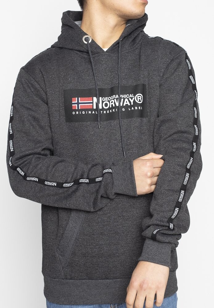 

Толстовка Gathlete Geo Norway, цвет dark grey