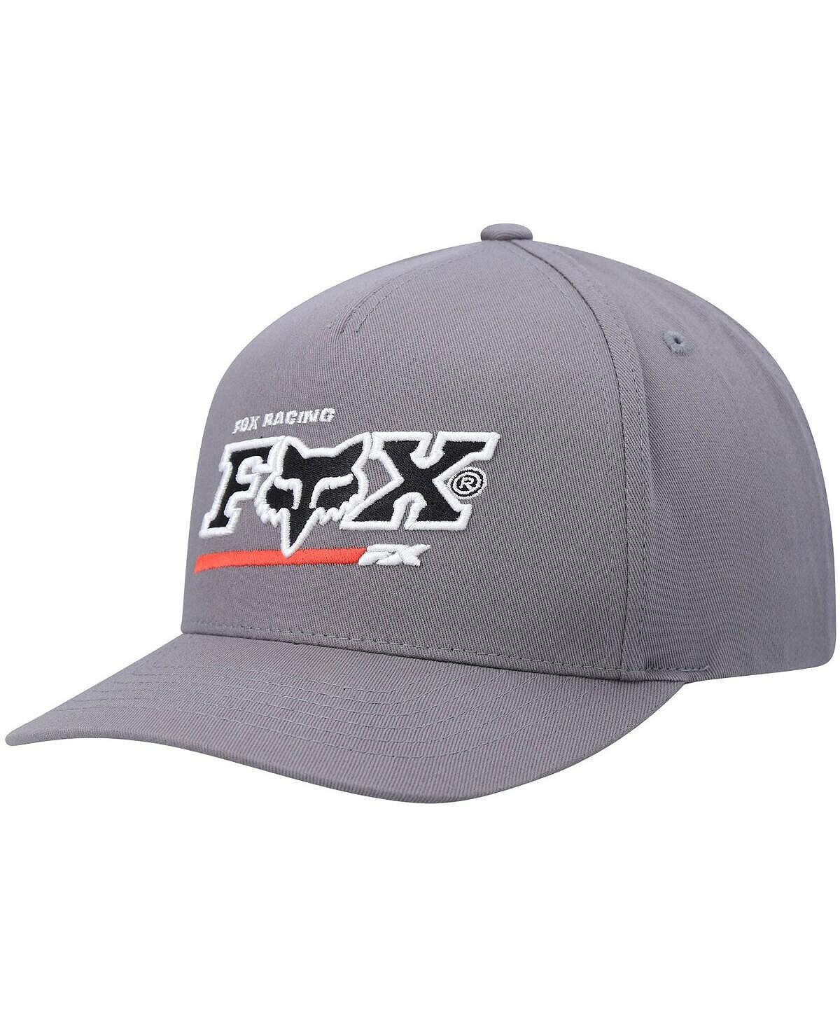 

Мужская серая кепка Snapback с ремешком Racing Powerband Fox