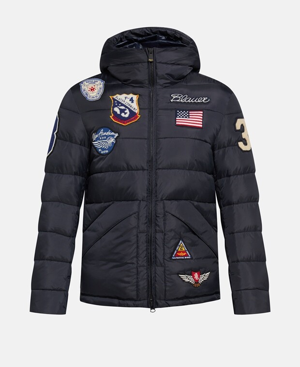 

Стеганая куртка Blauer USA, синий