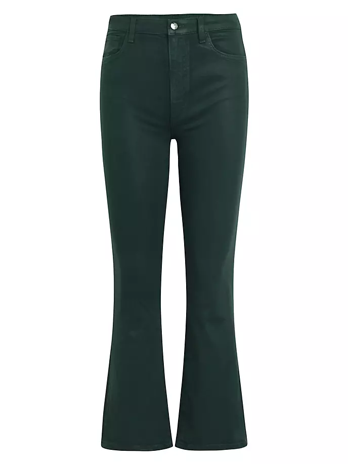 

Укороченные расклешенные джинсы Callie со средней посадкой и покрытием Joe'S Jeans, цвет forest green