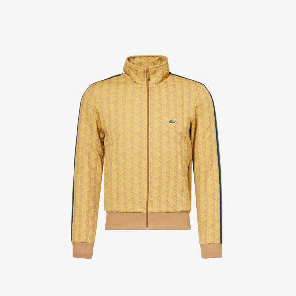 

Тканый свитшот классического кроя с фирменной нашивкой Lacoste, цвет cookie