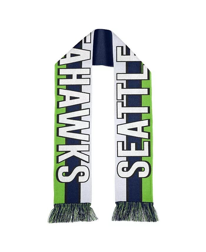 

Женский шарф в полоску Seattle Seahawks Wear By Erin Andrews, белый