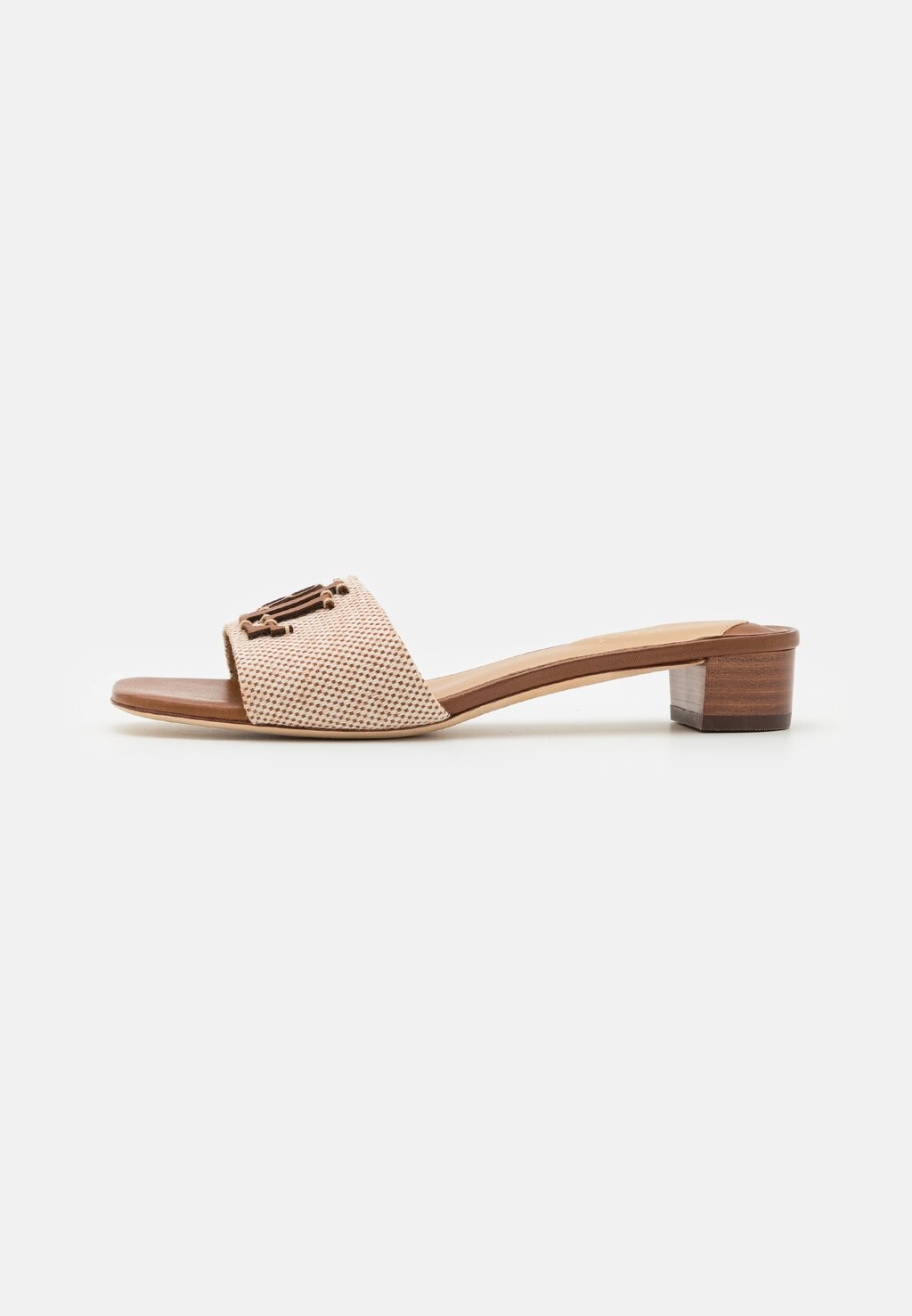 

Туфли-мюли Lauren Ralph Lauren FLAT LOGO, натуральный/темно-коричневый загар
