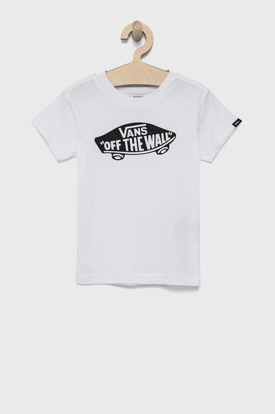 

Детская хлопковая футболка Vans, белый