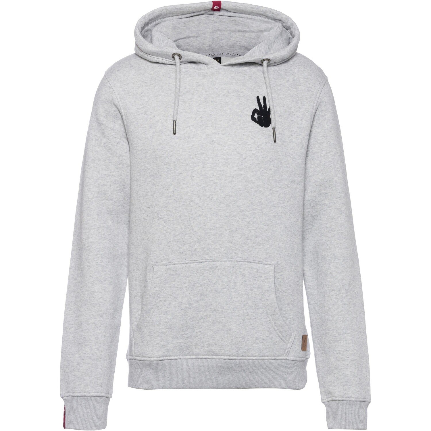 

Толстовка KLEINIGKEIT Hoodie Keine Probleme, цвет light grey melange