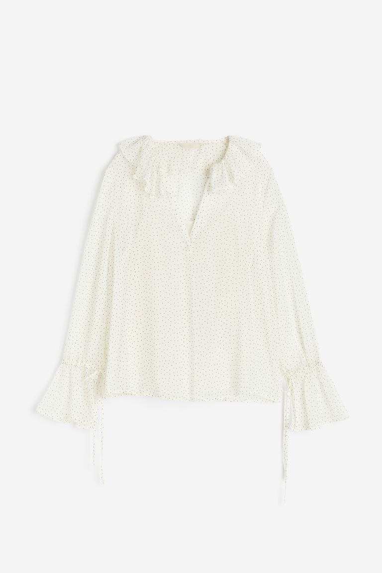 

Блузка с воланами H&M