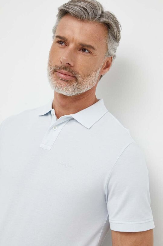 

Хлопковое поло Pepe Jeans, синий