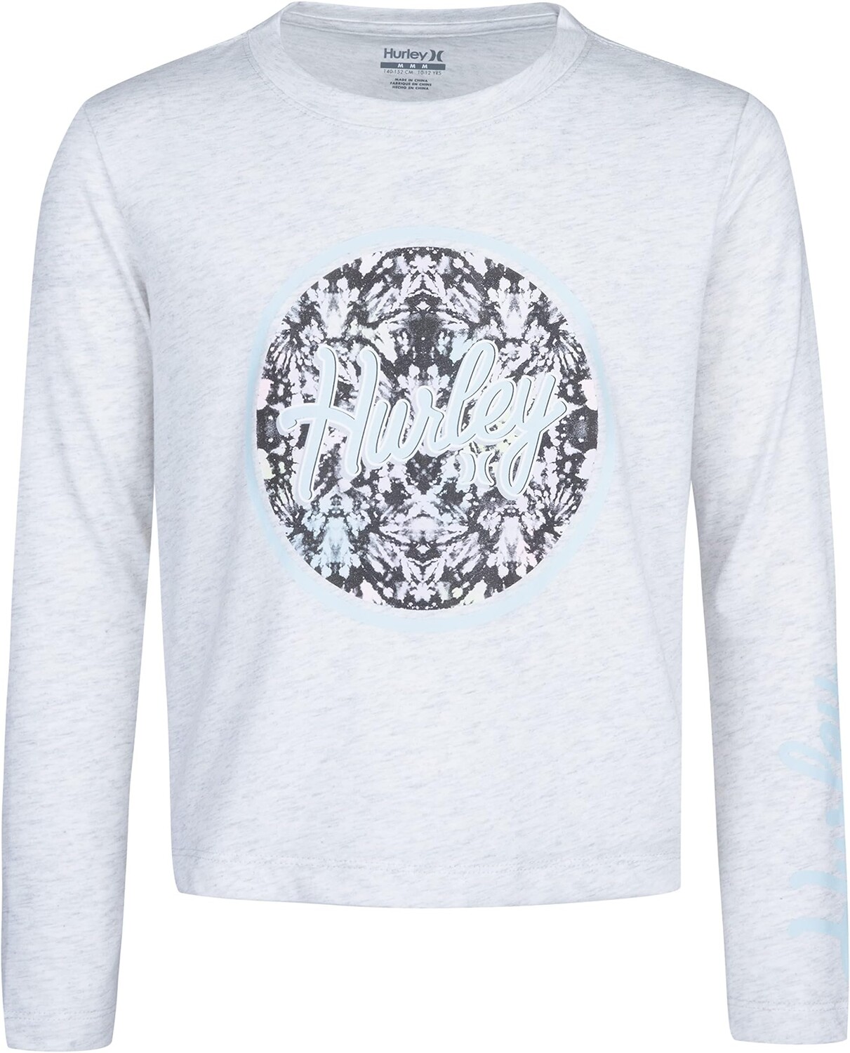 

Футболка Hurley Long Sleeve Graphic Boxy T-Shirt, цвет Birch Heather
