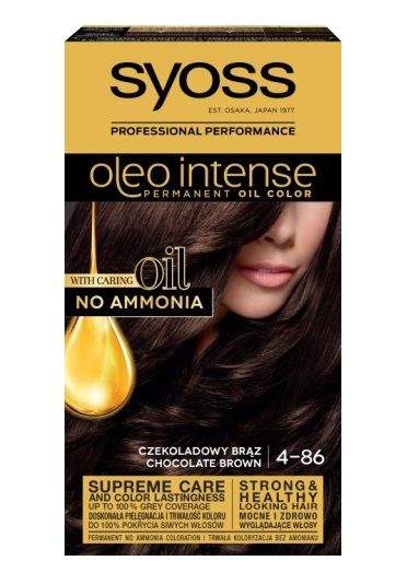 Syoss Oleo Intense 4-86 краска для волос, 1 шт.