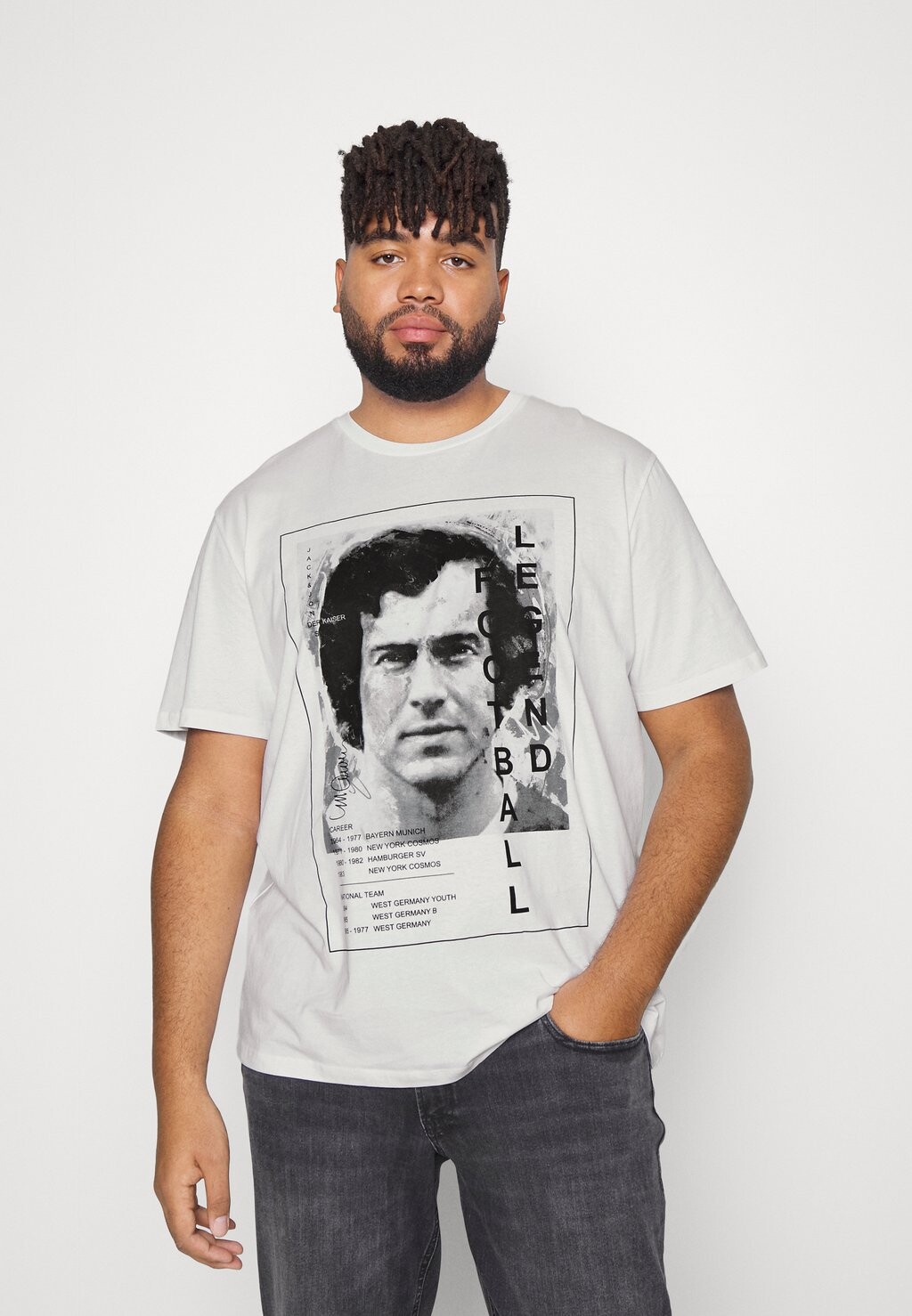 

Футболка с принтом Jack & Jones, белый