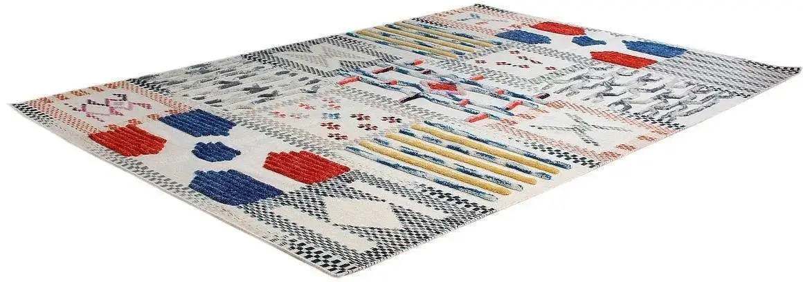 

Ковер Calo-Deluxe "Evans 210", прямоугольный, шерсть с хлопком, гостиная 120х170 см, слоновая кость