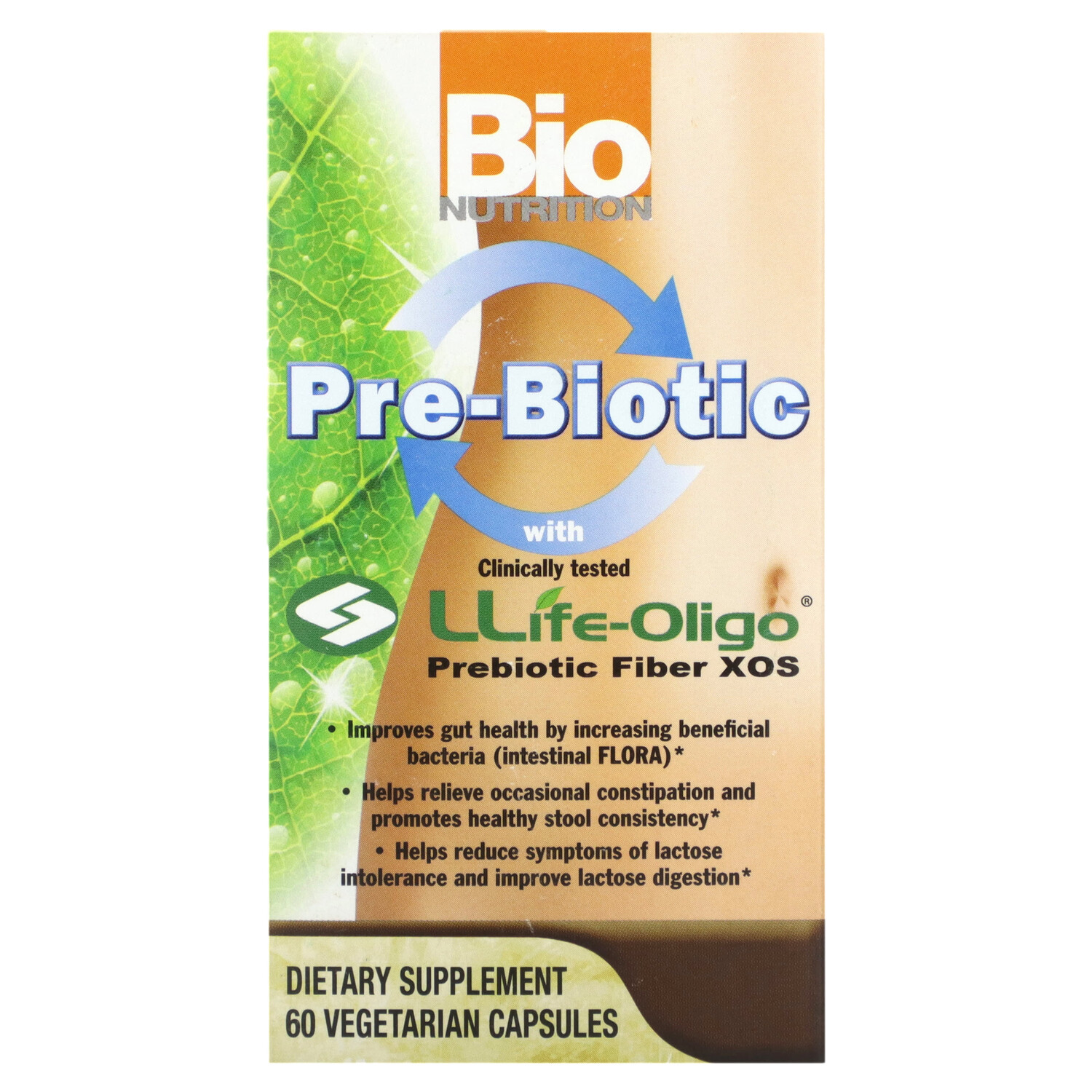 

Pre-Biotic, 60 вегетарианских капсул, Bio Nutrition