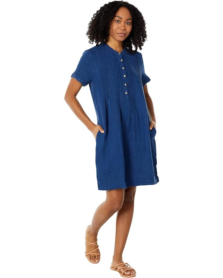 Платье Faherty Gemina Dress, цвет Dark Indigo Wash