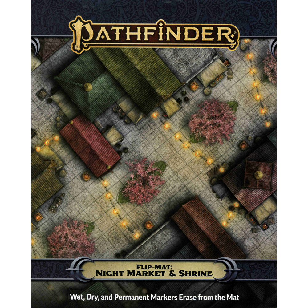 

Ролевая игра Paizo Publishing Pathfinder RPG: Flip-Mat - Night Market & Shrine