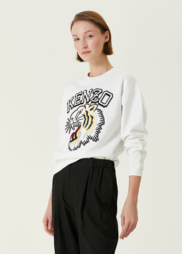 

Толстовка с логотипом Tiger Kenzo, белый