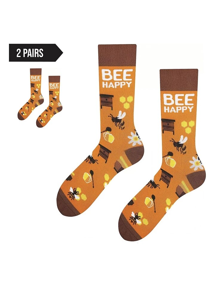 

Носки TODO SOCKS 2er Set, цвет hellbraun/orange