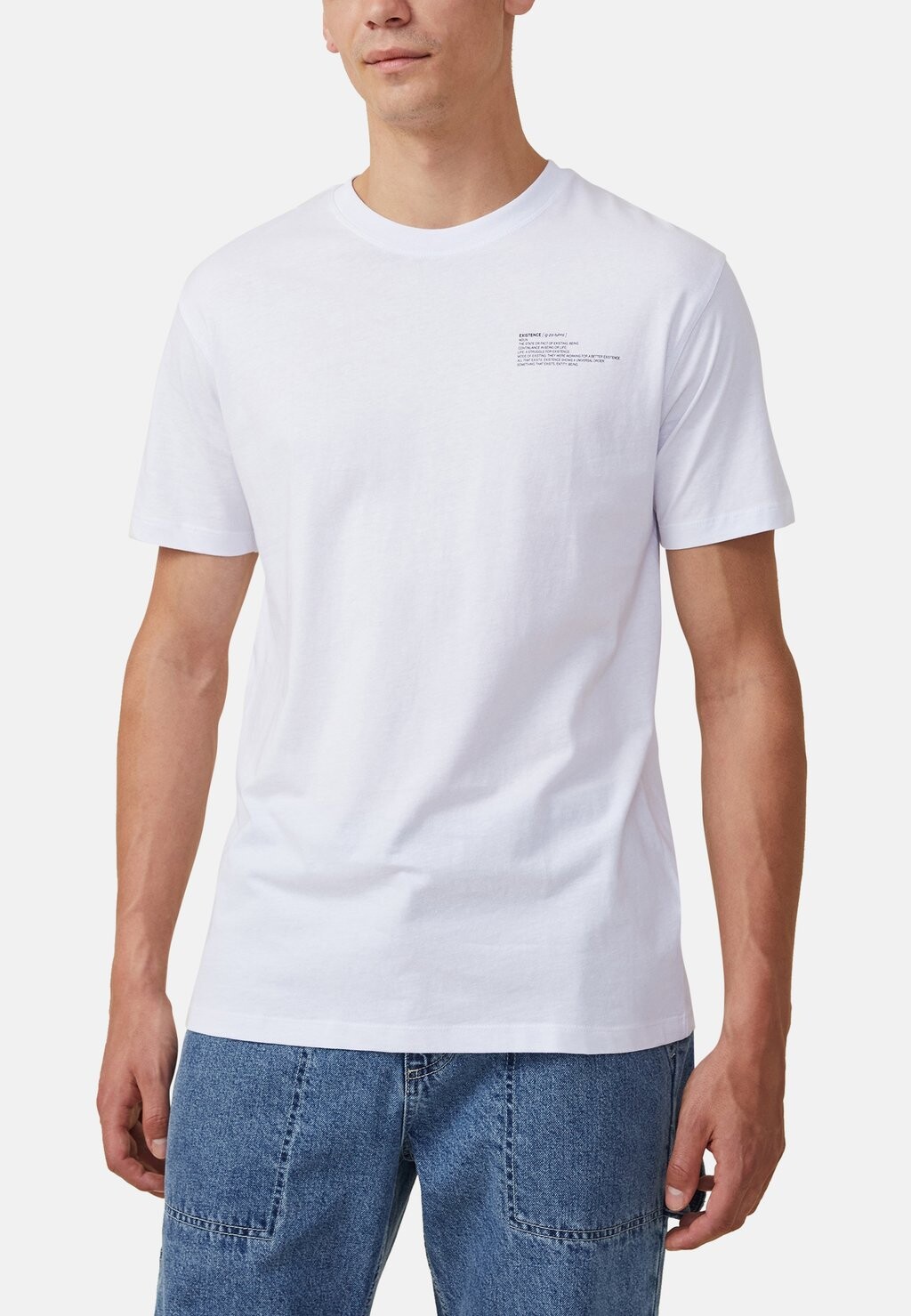 

Футболка с принтом Easy Cotton On, белый