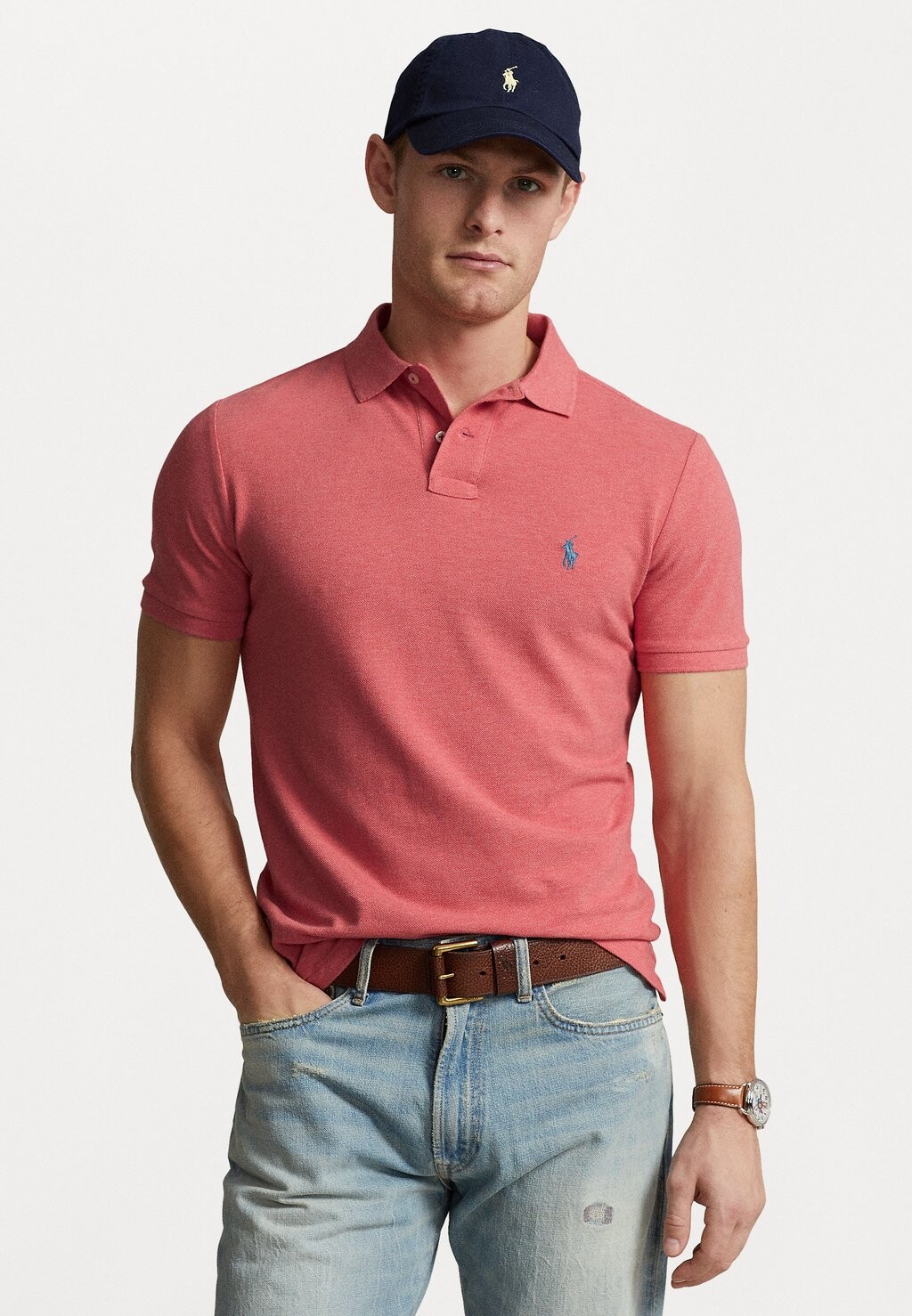 

Рубашка-поло Short Sleeve Polo Ralph Lauren, цвет highland rose heather