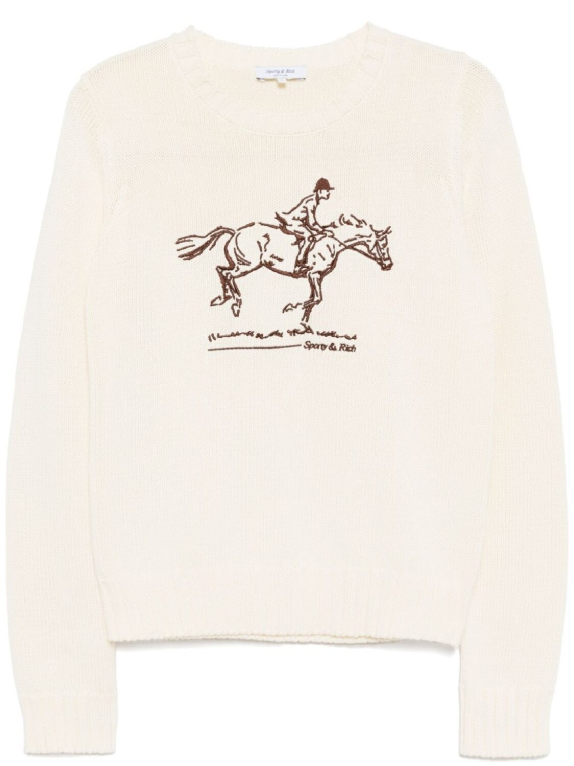 

Свитер Horse Knitted Sporty & Rich, нейтральный цвет