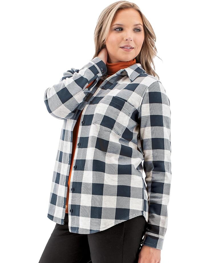 

Рубашка Aventura Clothing Luscious Plaid Shirt, цвет Sky Captain