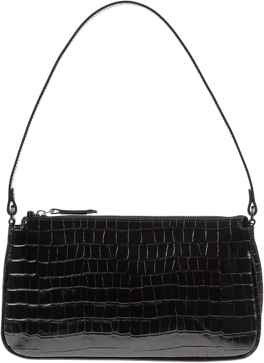 

Сумка Small Baguette Joanna Maxham, цвет Black Croco Embossed Leather/Nickel