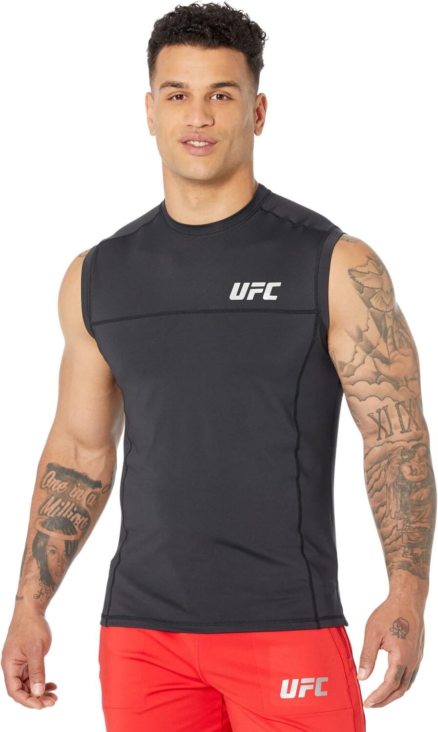 

Футболка без рукавов с круглым вырезом UFC, черный