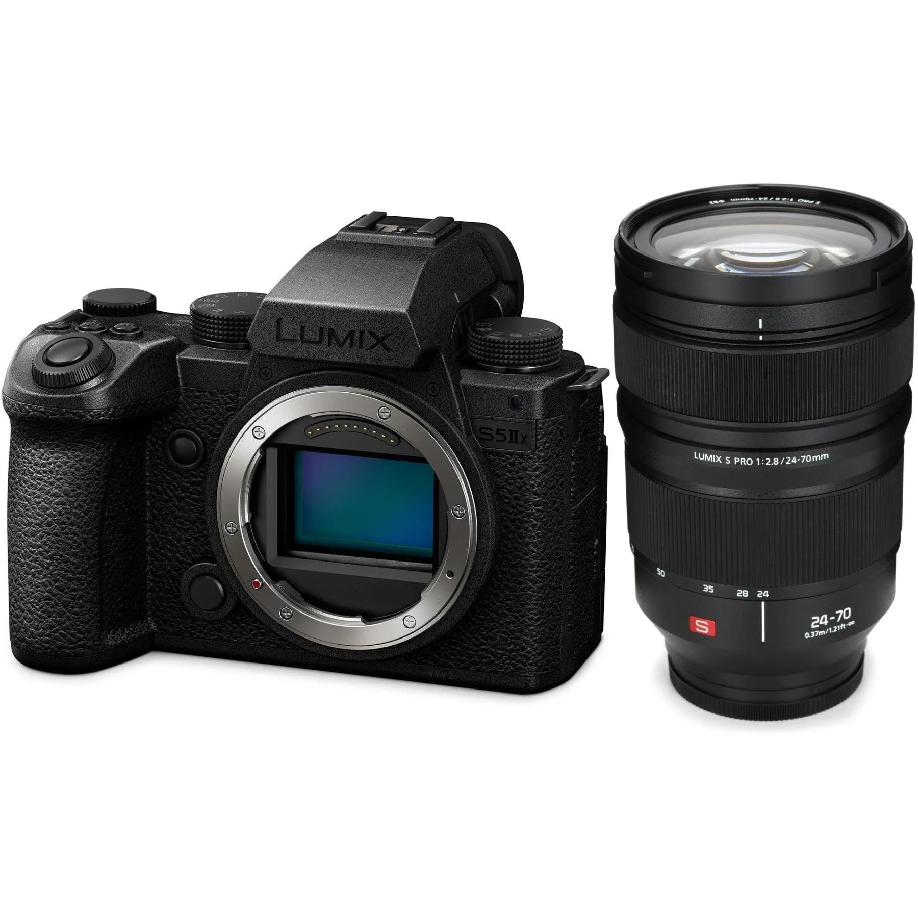 

Новая полнокадровая беззеркальная камера Panasonic Lumix S5M2X и объектив S-E2470 S Pro 24–70 мм