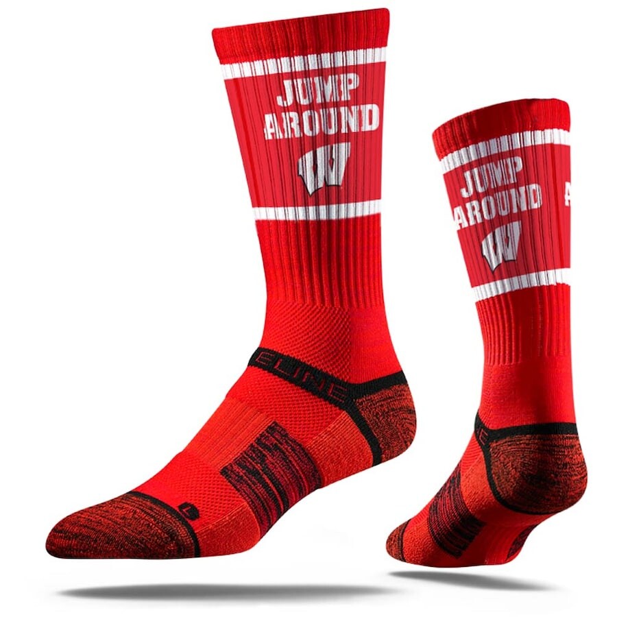 

Носки Strideline Wisconsin Badgers, красный