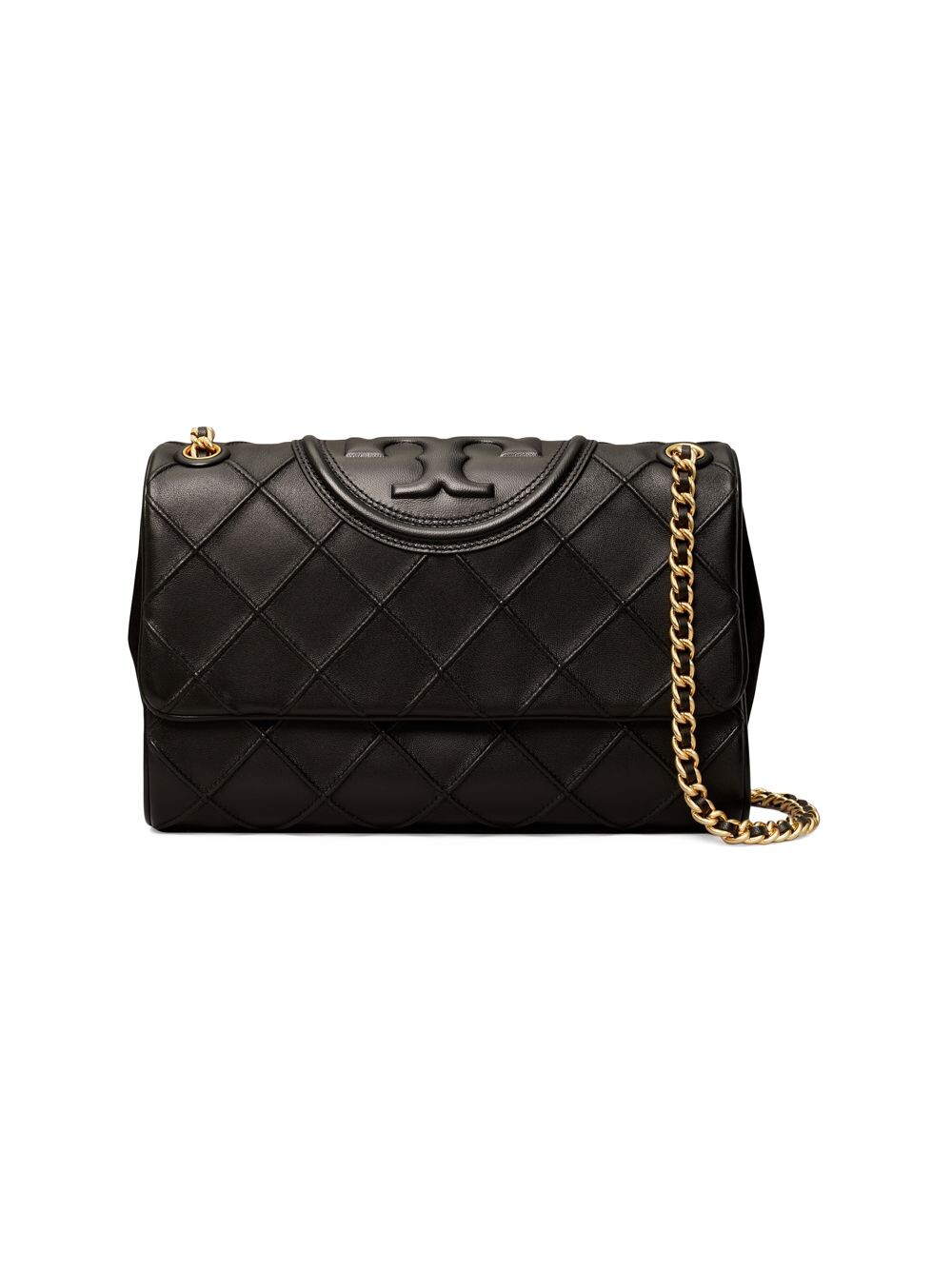 

Сумка-трансформер Fleming из мягкой кожи Tory Burch, черный