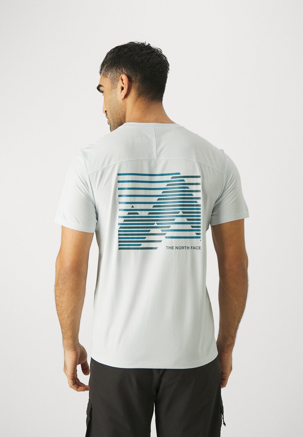 

Футболка с принтом Performance Graphic Tee The North Face, цвет barely blue