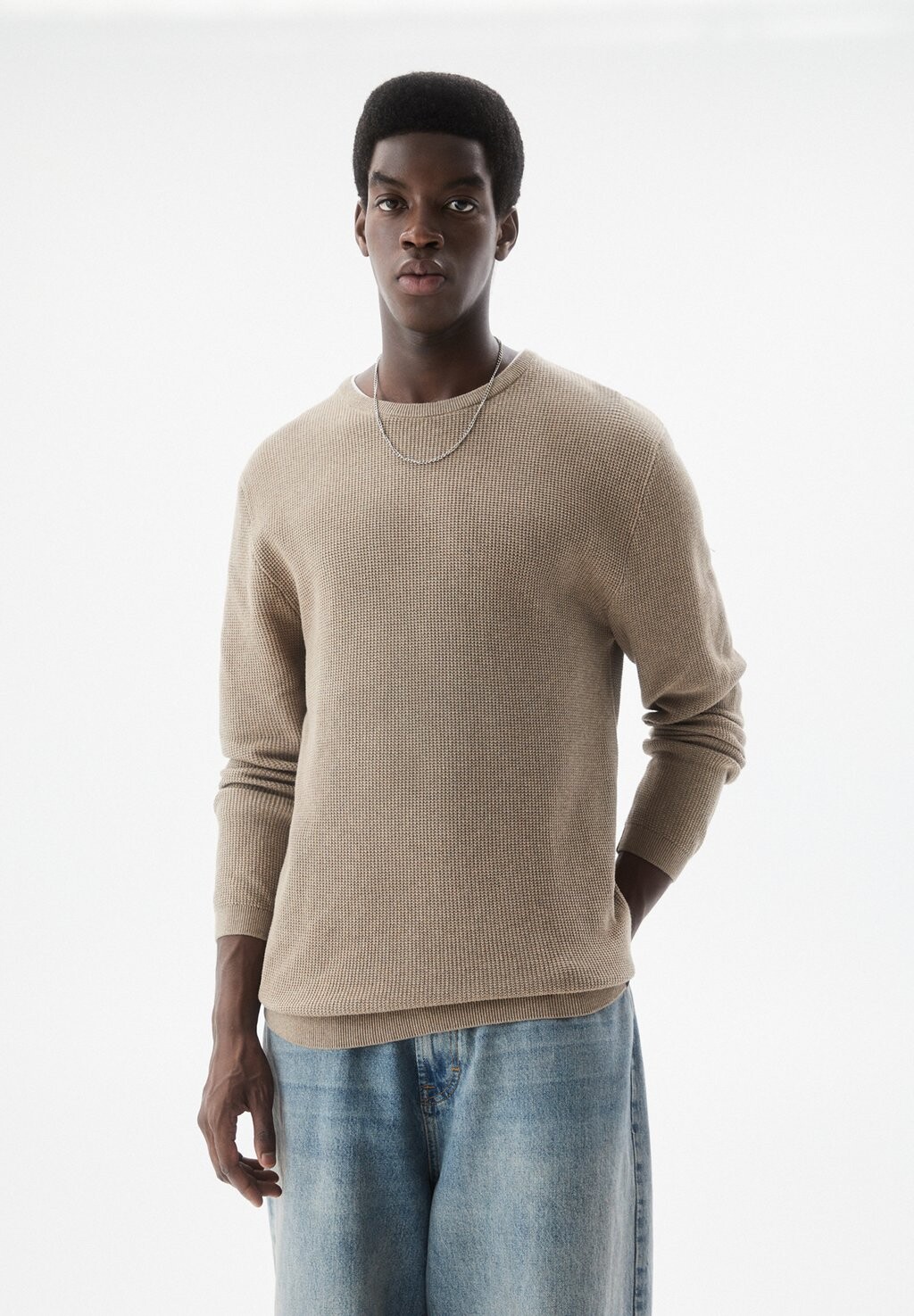 

Свитер PULL&BEAR, пестрая охра