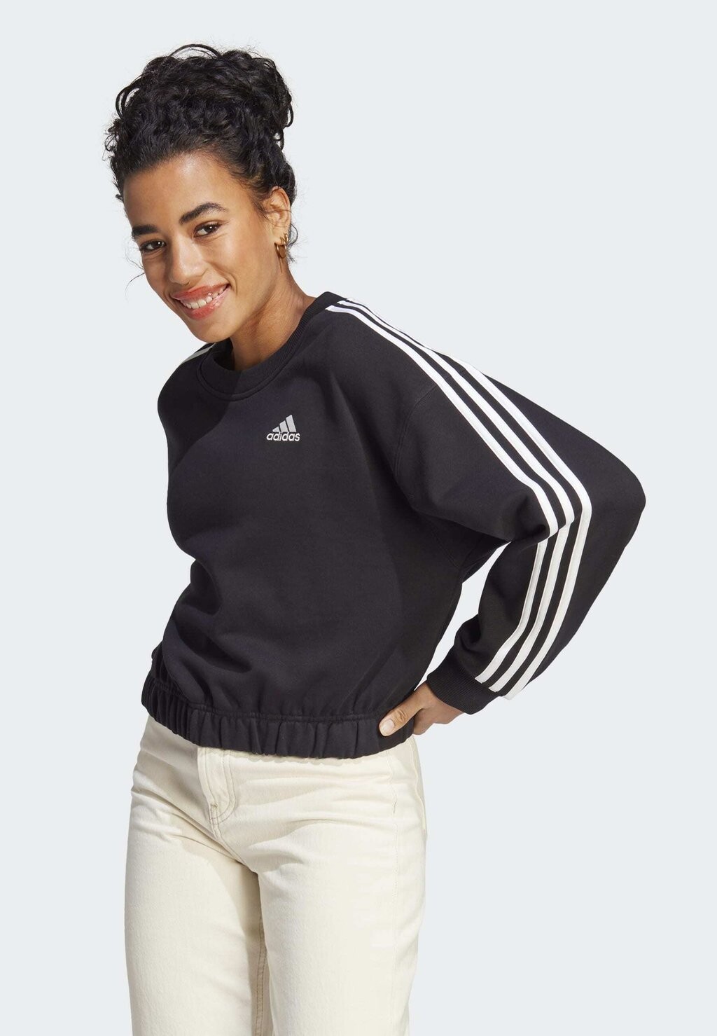

Толстовка Adidas, черно-белый, Черный